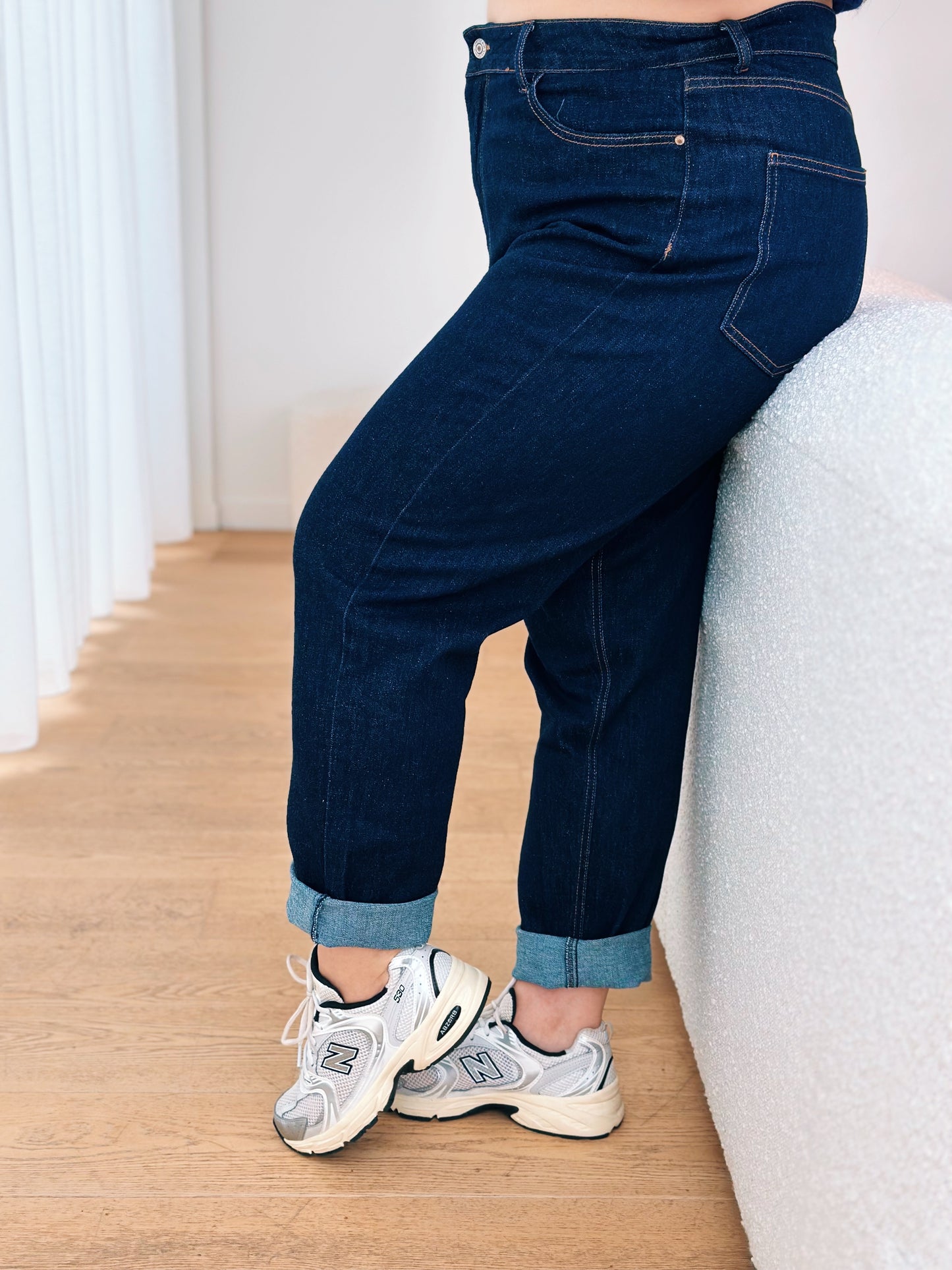 MAY curve Jeans - Curvy Mom Fit Indigo