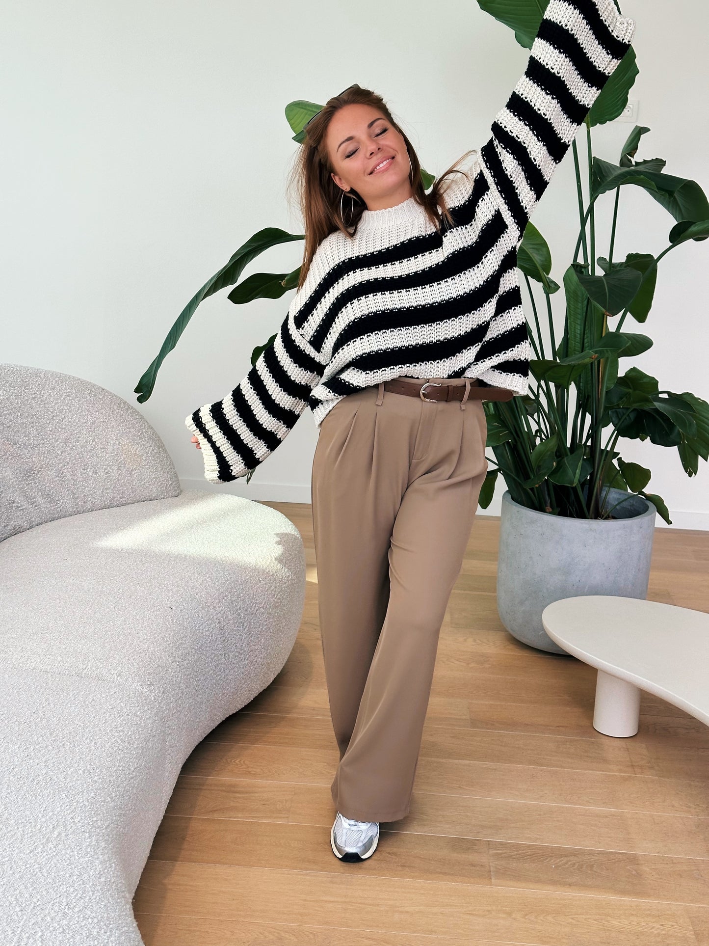 MAY Broek - Michelle Taupe